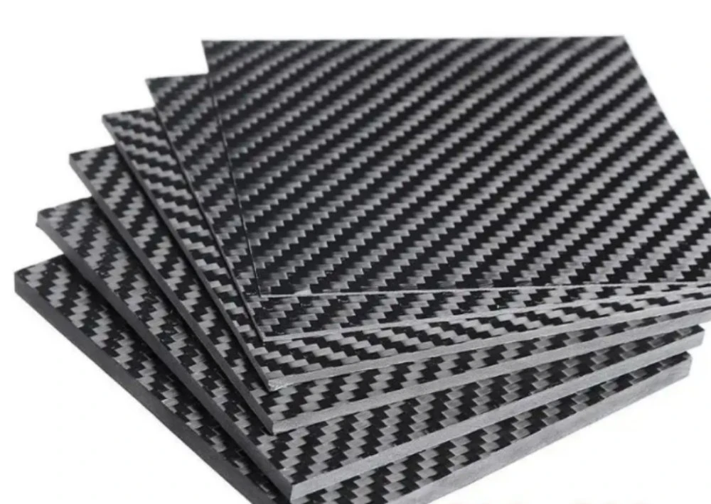 

Thickness: 4/5/6/8/10mm 3K Carbon Fiber board Plain matte Twill Matte carbon fiber sheet for agriculuture 50*50mm-200*200mm