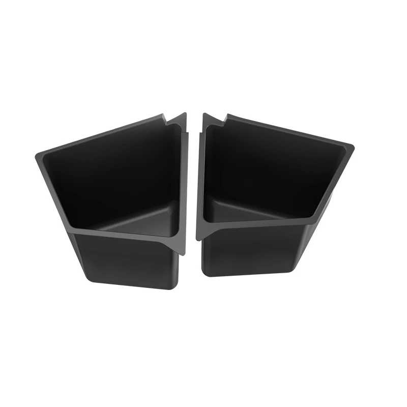 Hinten Trunk Organizer mit Deckel Seite Lagerung Box Für Tesla Modell Y 2021 2022 Wasserdicht Geruchlos Müll Bins Auto Zubehör