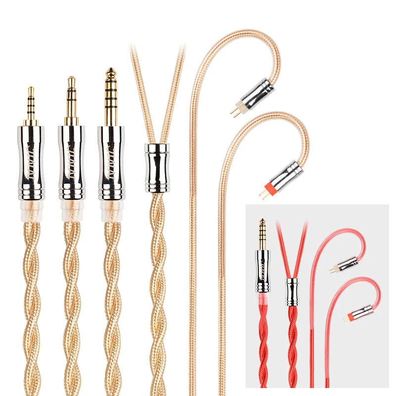 NiceHCK JIALAI JLDT3 Cost Effective OCC HiFi IEM Earphone Cable Wire 3.5/2.5/4.4mm MMCX/QDC/0.78mm 2Pin For EDX Pro ZSN CRA ZERO