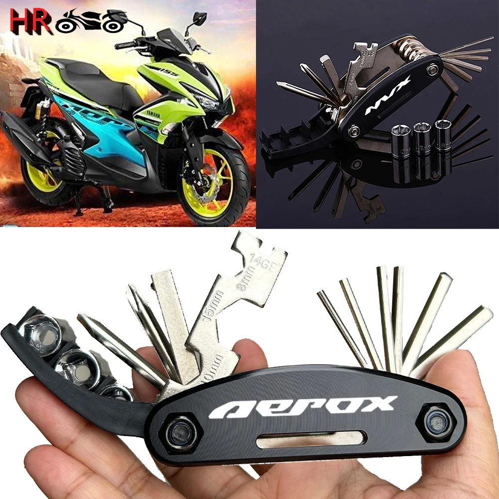 Narzędzia akcesoria dla Yamaha Aerox R NVX155 NVX 155 50 Aerox155 motocyklowe narzędzie wielofunkcyjne przenośny zestaw wkrętaków do naprawy