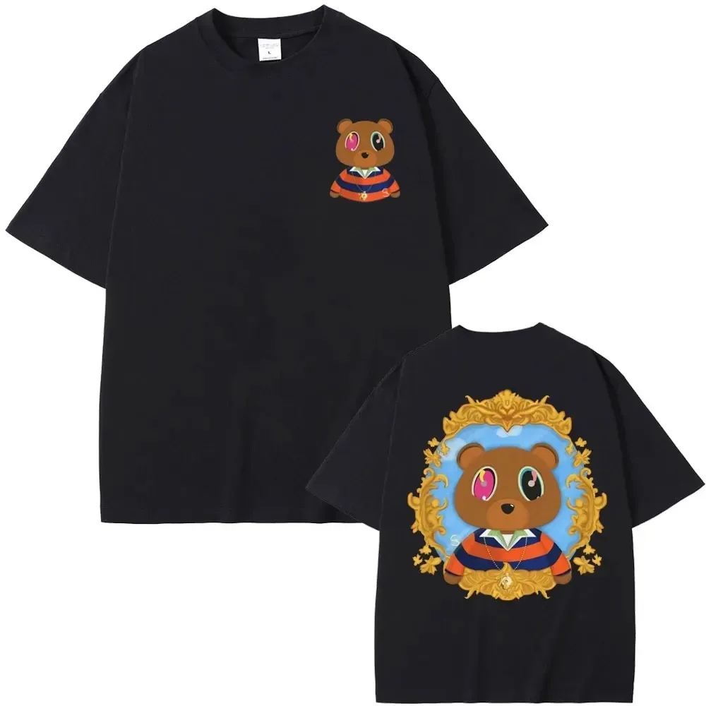 Limited 2026 Famous Kanye West Printed Cotton T-shirt Men's Summer Casual Top Short Sleeve Classic Male Women Tee