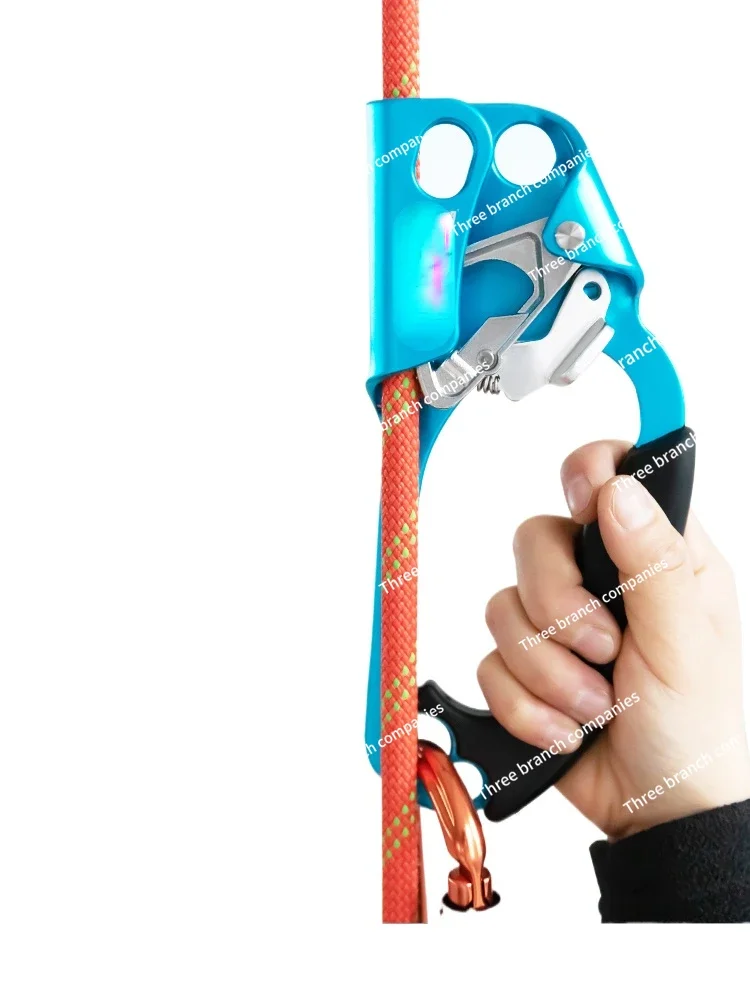 

Climbing Hand-Type Ascender Rope Climbing Artifact Hand Lifter Aerial Work Rope Rising Eight Rings Rock Climbing Lifter