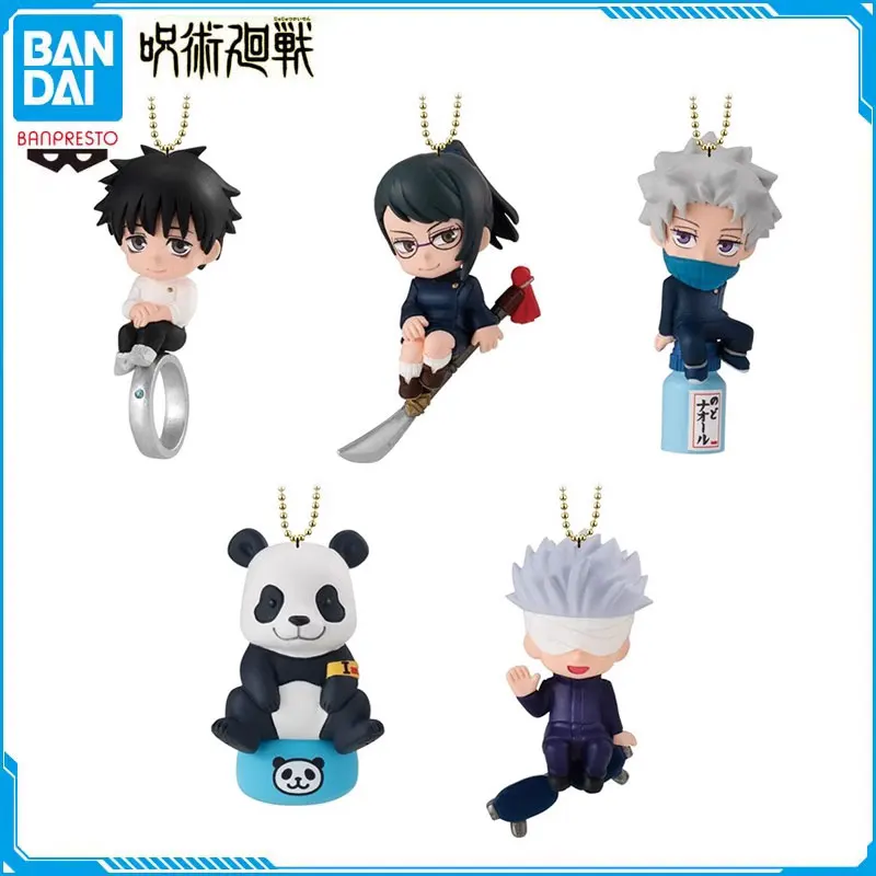 BANDAI oryginalny Anime Jujutsu Kaisen Gashapon Twinkle Dolly Satoru Gojo komplet zabawkowe kapsułki Model postaci prezent dla dzieci