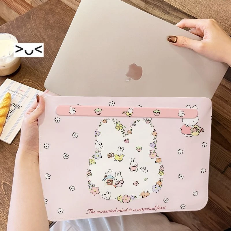 Cartoon Kawaii New Style Computer Bag Applicable Apple Mouse Pad Ultra Thin Soft Anti-scratch Wear-resistant Good Looks Miffy