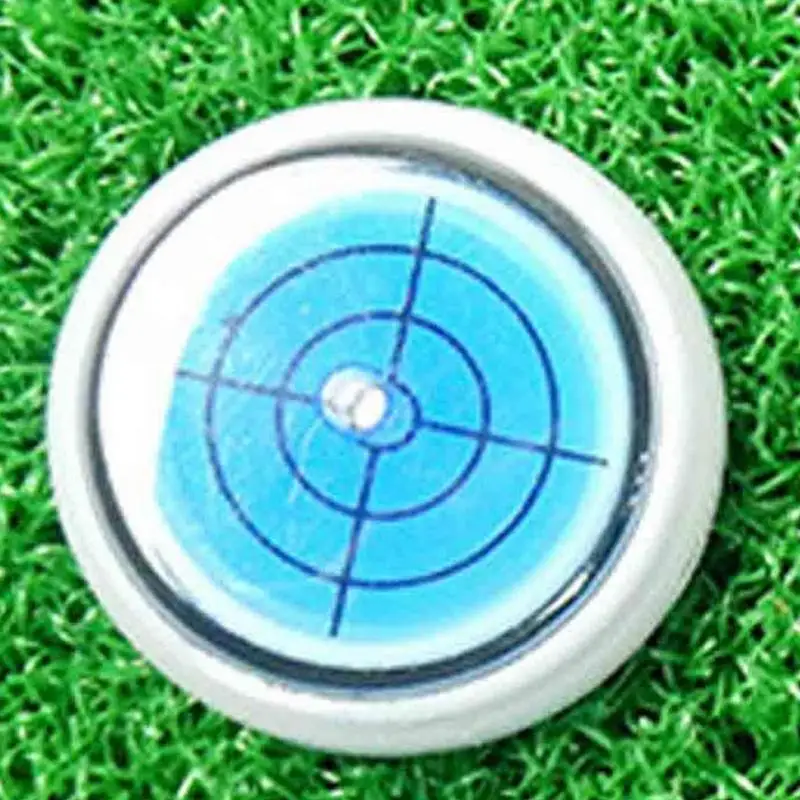 Bubble Golf Ball Marker hochpräzise Bubble Golf Ball Marker Hut Clips 5 stücke Ausrichtung Reader Tool leicht wasserdicht für