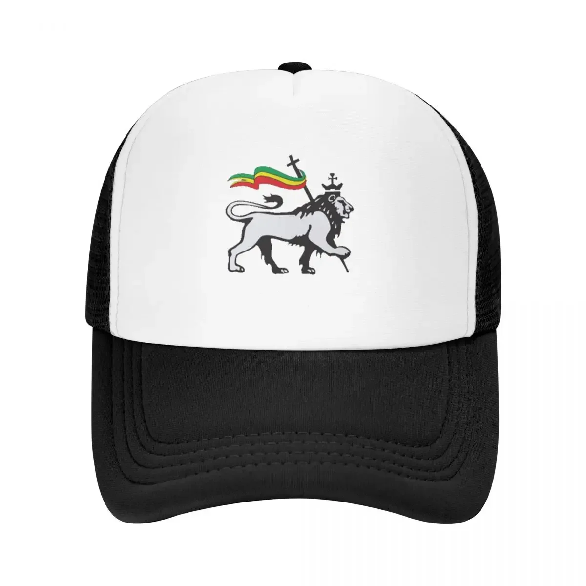 

Lion Of Judah Reggae Cap Adult Mesh Baseball Cap For Women Beach Casquette Hip-hop Street Dance Hats