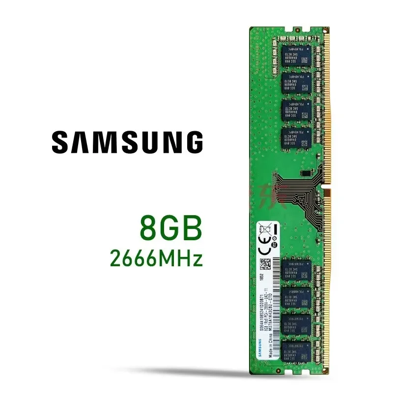 SAMSUNG Memoria Ram DDR4 4GB 8GB 2133MHz 2400MHz 2666MHz 16GB 3200MHz DIMM PC-21300 PC-25600 288Pin untuk Intel CPU Memori Desktop