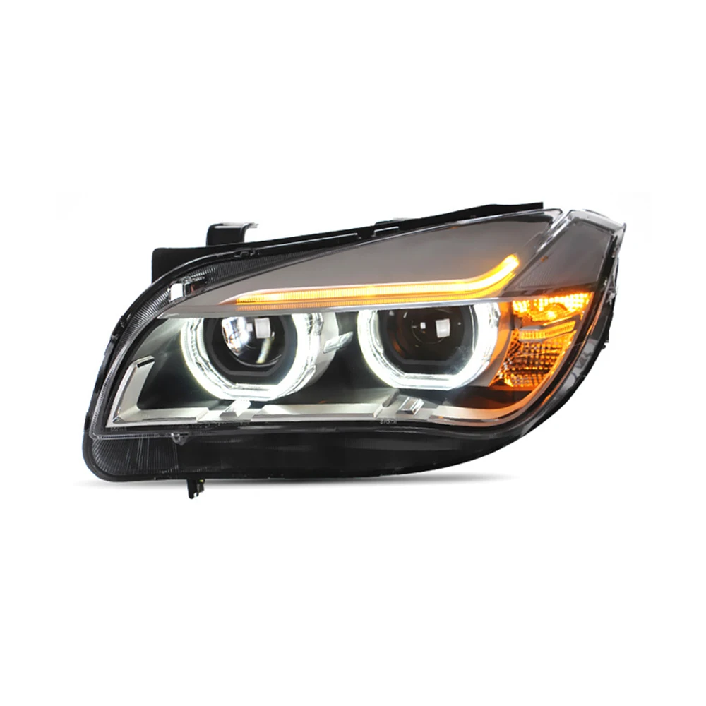 Car Styling Head Lamp for BMW X1 E84 Headlights 2011-2015 New LED Headlight Angel Eye DRL Hid Bi Xenon Auto Accessories