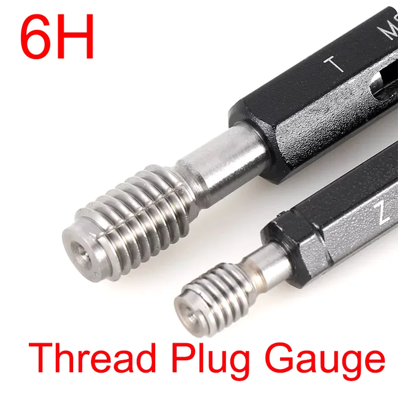 YRFL 1PCS Calibrador de rosca fina de acero Mer-cury Gage 6H M4 M5 M6 M8 M11 M12 M14 M16 M18 M20 M22 M24 - M50 Distancia entre roscas 0.75