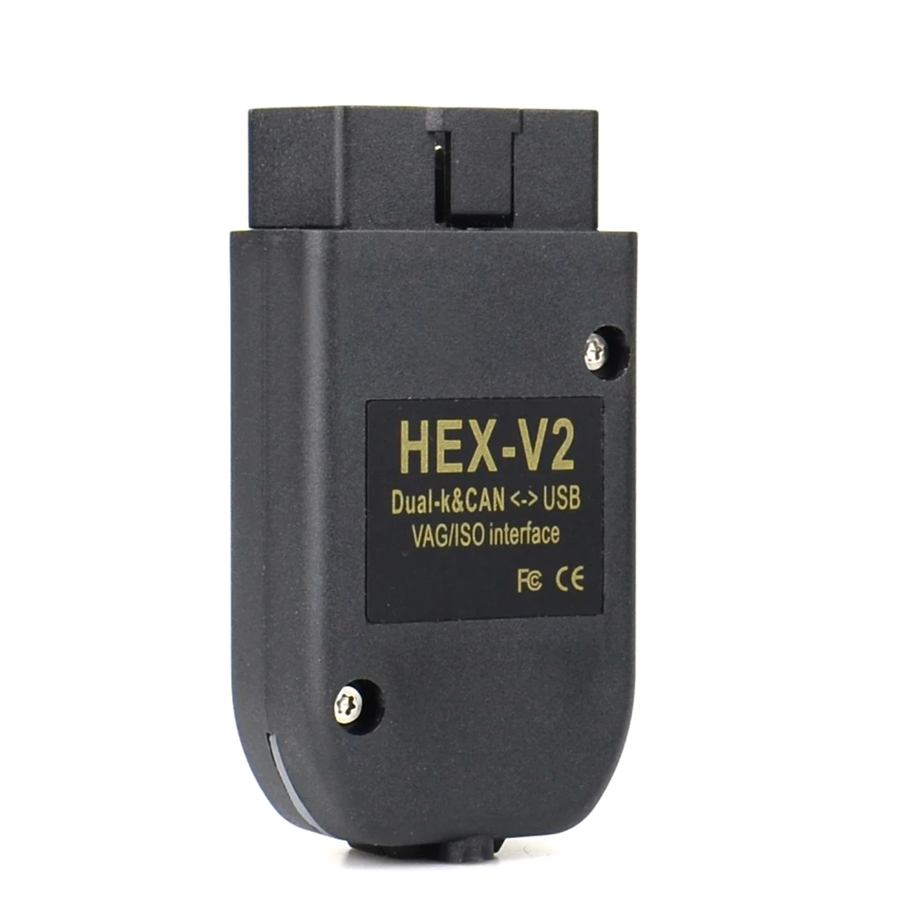 V25.3 V24.7 لـ VAG Hex V2 Obd2 الماسح الضوئي لـ VAG HEX V2 واجهة USB لسكودا لمقعد VINs ATMEGA162 متعدد اللغات