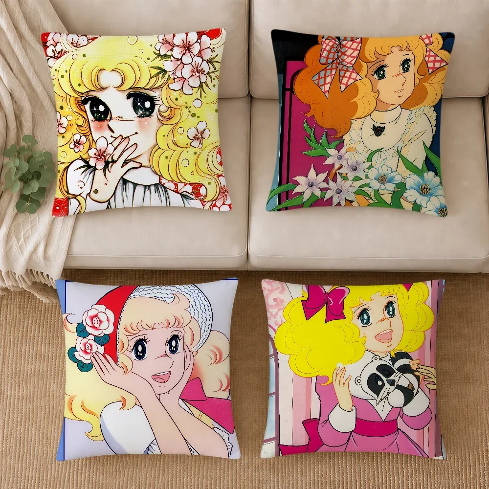 C-Candy C-Candy cushion cover Double Sided soft Pillowcase hogar Sofa Living Room Home bed Decor pillowcovers Gift