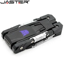 JASTER plastikowa zabawka w stylu U dysk postać z kreskówki pamięć USB transfomer Pendrive 4GB 8GB 16GB 32GB robot transformacyjny