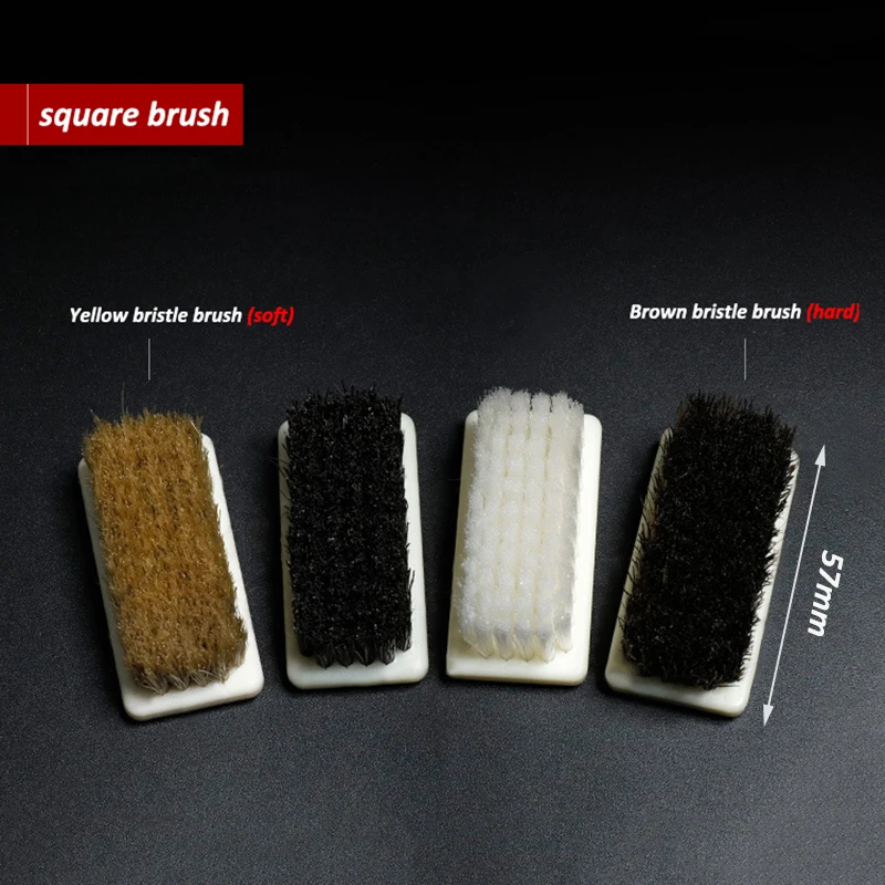 Full-type 3/4/6 Rows Bristle Brush Stainless Steel Wire Brush Barss Wire Brush Plastic Handle Jewelry Wood Metal Clean Polishing