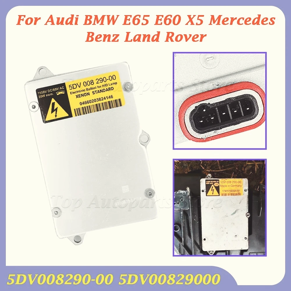 D2S D2R para Audi BMW E65 E60 X5 Z4 Mercedes-Benz Land Rover, balastro, xenón, módulo, unidad, control HID 5DV 008290 -00 5DV 0082900