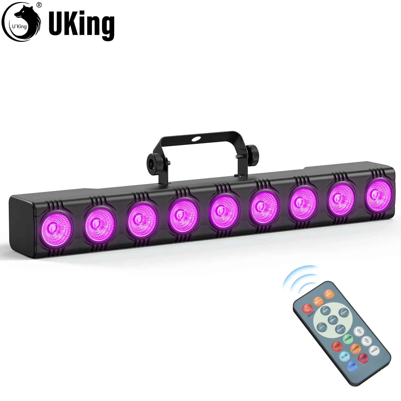 U`King Wall Washer Lights 9X36W LED RGBW KTV Bar Stage Light DMX Control Dj Light For Indoor Disco Party Church Birthday Wedding