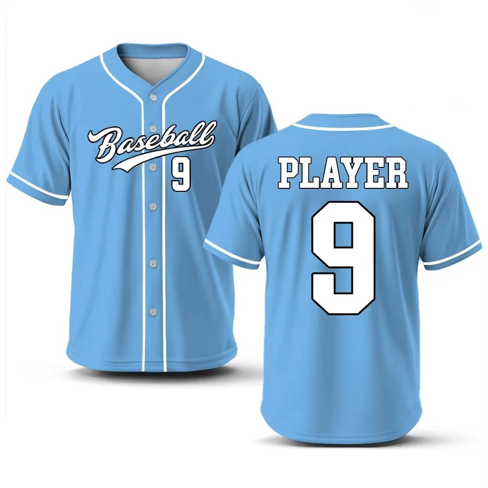 2026 New Authentic Baseball Uniform Summer Outdoor Comfortable and Breathable Sportswear Unisex Baseball Fans Can Customize Tops