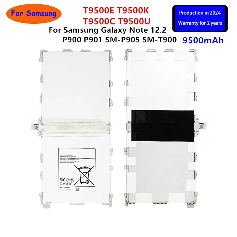 Brand New Tablet T9500E T9500K T9500C T9500U Battery 9500mAh For Samsung Galaxy Note 12.2 P900 P901 P905 T900 P900