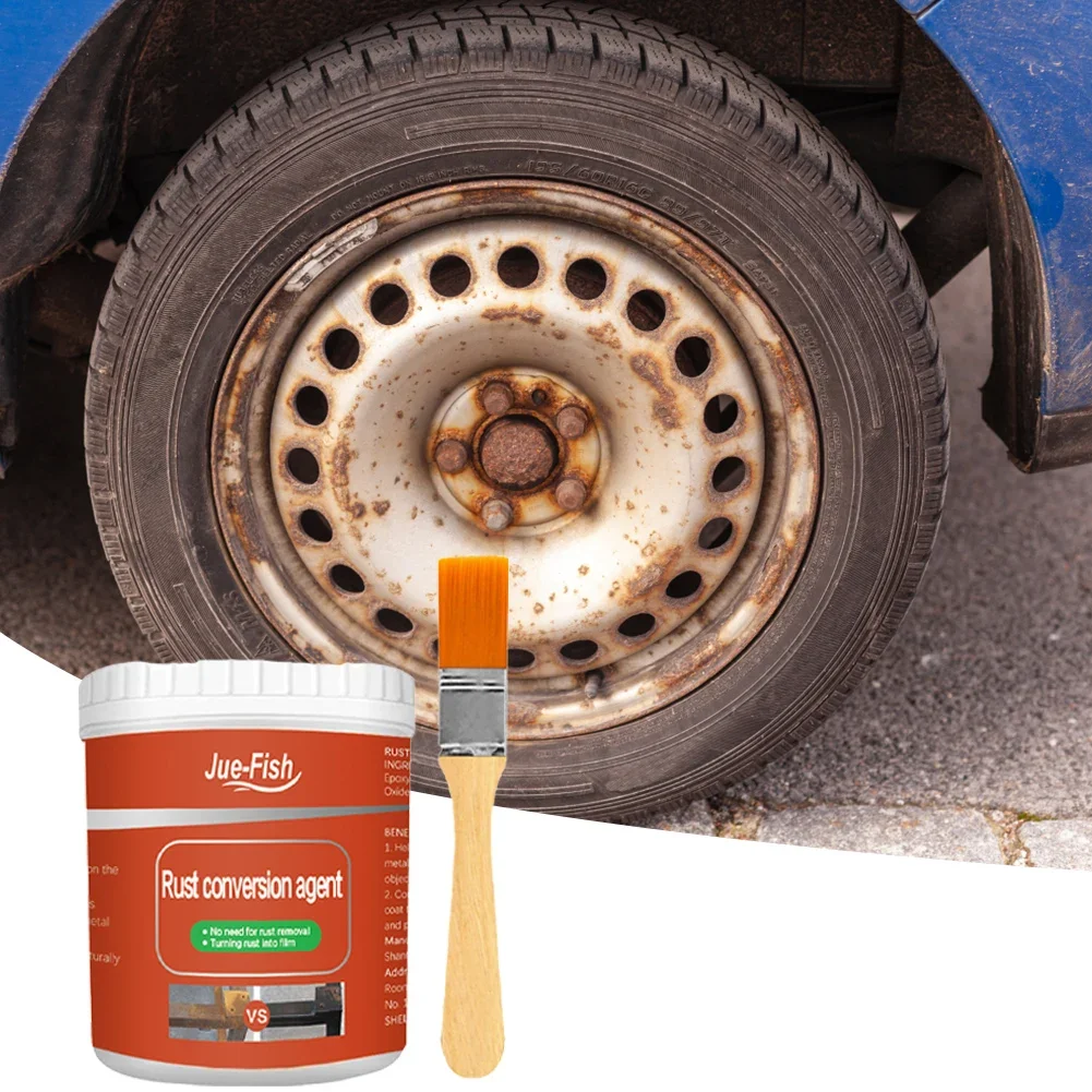 100/300g Metal Rust Remover Rust Renovator Multi Purpose Water Based Metallic Paint Waterproof Anti-corrosion Car Maintenance