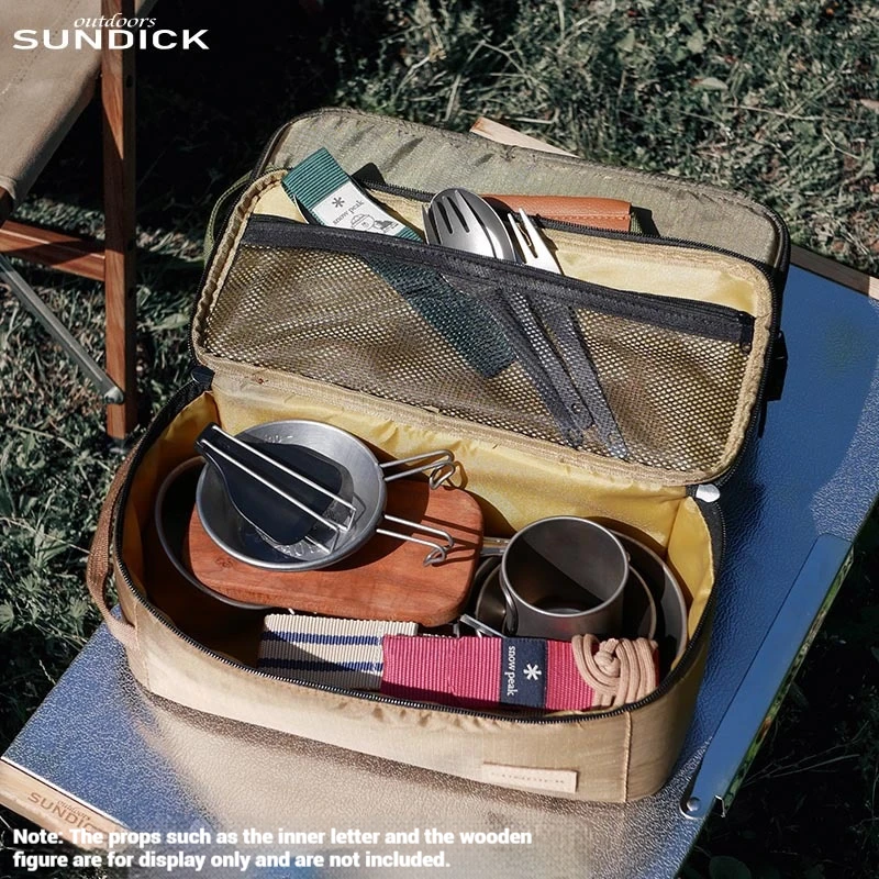 Outdoor Picnic Tableware Cups And Utensils Storage Bag Stove Head Gas Cylinder Storage Bag Handheld Sorting Bag