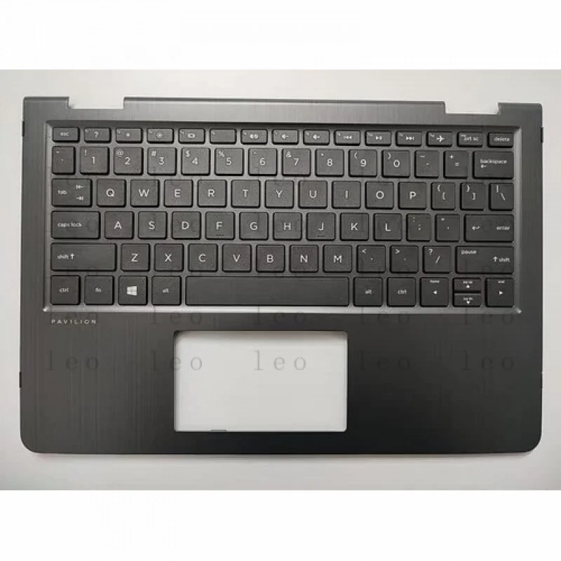 

CC New For HP Pavilion X360 11-AD 11M-AD Palmrest Upper Case Keyboard 920401-001