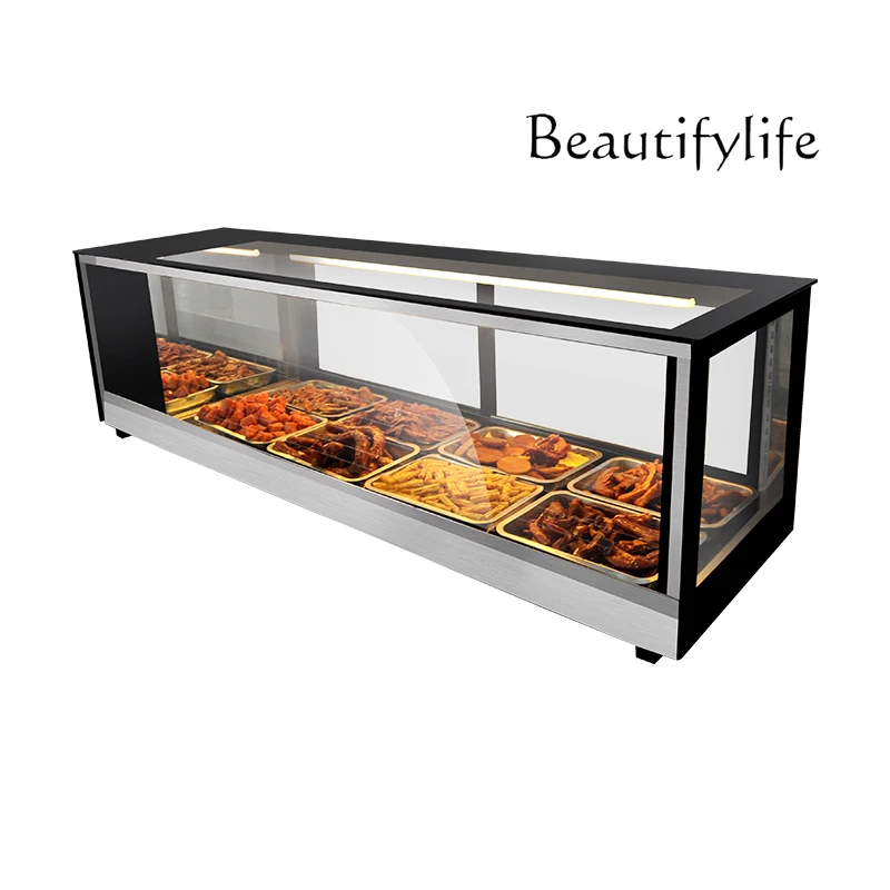 

Desktop direct-cooled cooked food refrigerated display cabinet Commercial string fresh-keeping cabinet