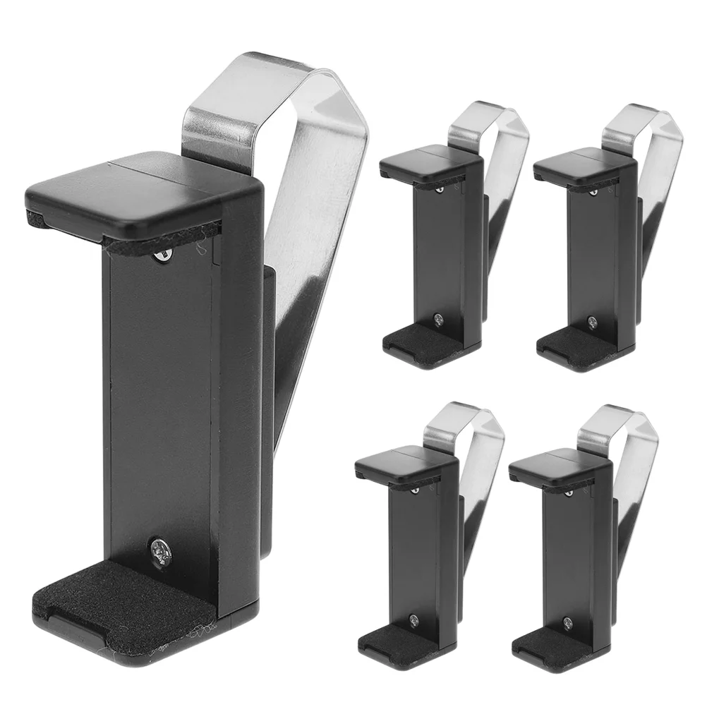 5 Pcs Remote Control Bracket Sun Visor Clip Car Universal Garage Door Openers Key Chain Holder Lock Plastic Stands for