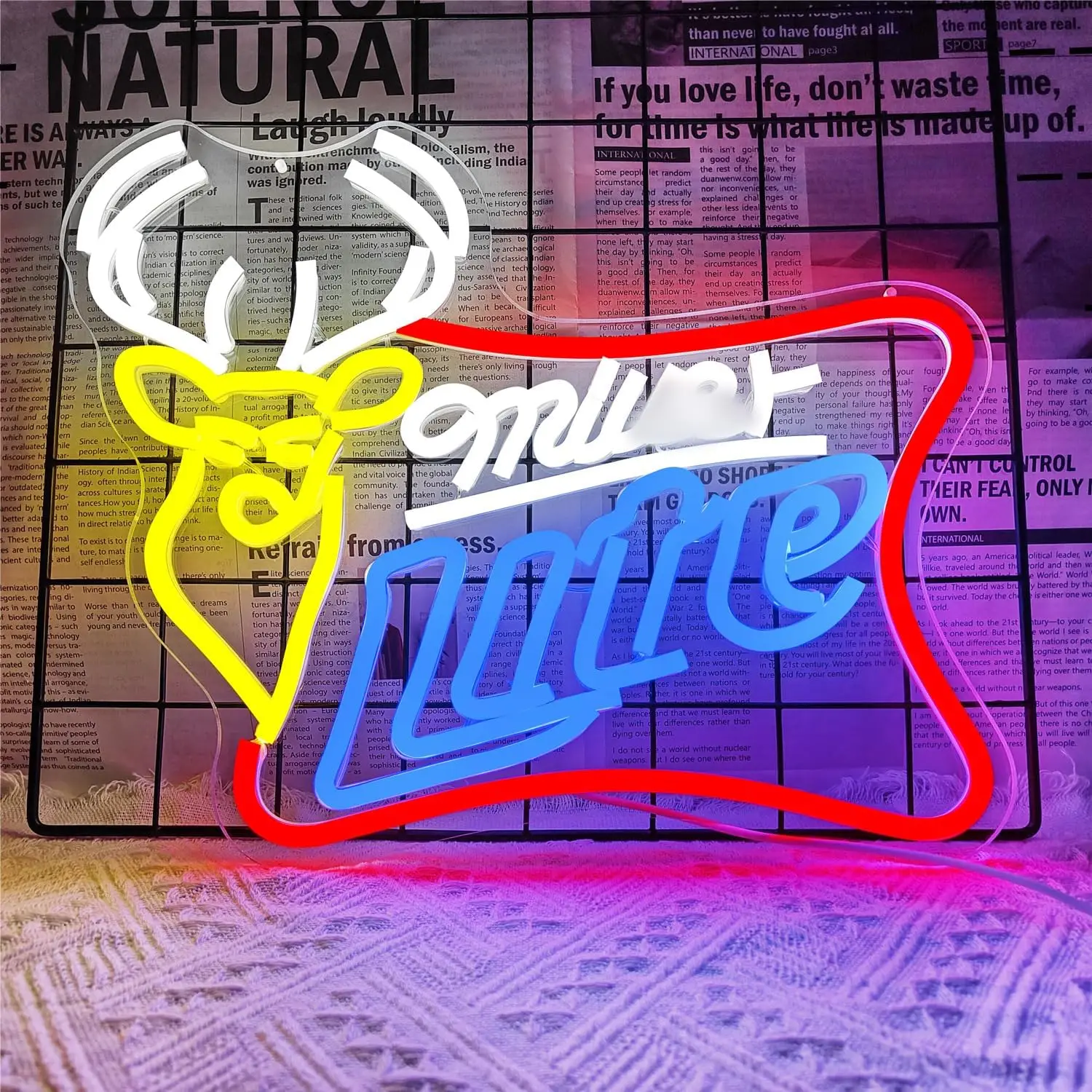 

Beer Neon Sign Bar Bussiness USB LED Neon Light for Restaurant Store Party Bedroom Decoration Gift Handmade Art Wall Light