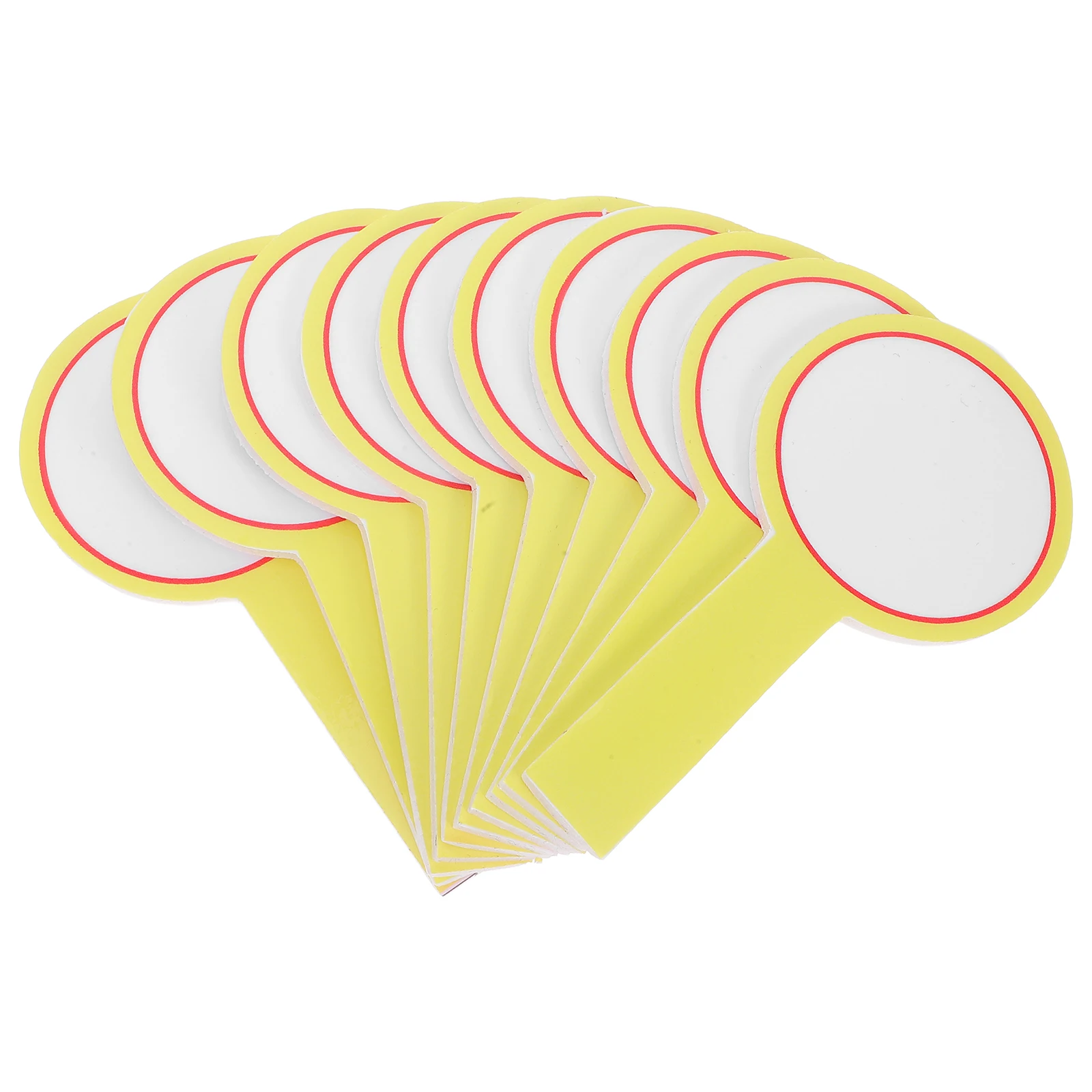 10 pz Cancellabile A Secco Paddle Board Riutilizzabile Aula Vote Asta Lavagna Palmare Leggero Portatile Insegnante Studente Evento