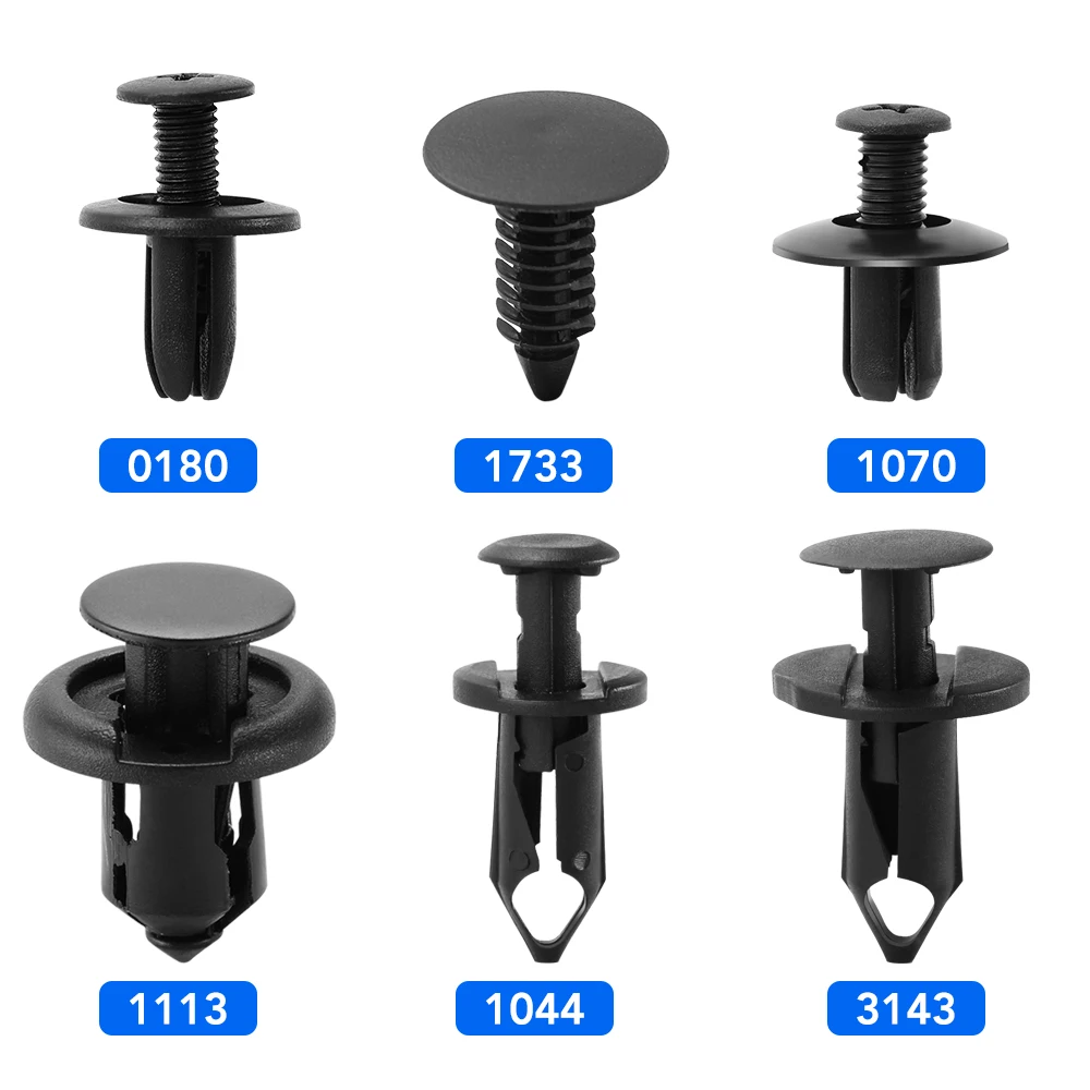 6 Size 60Pcs Auto Fastener Clips For Toyota prado 120 fj150 land cruiser 80