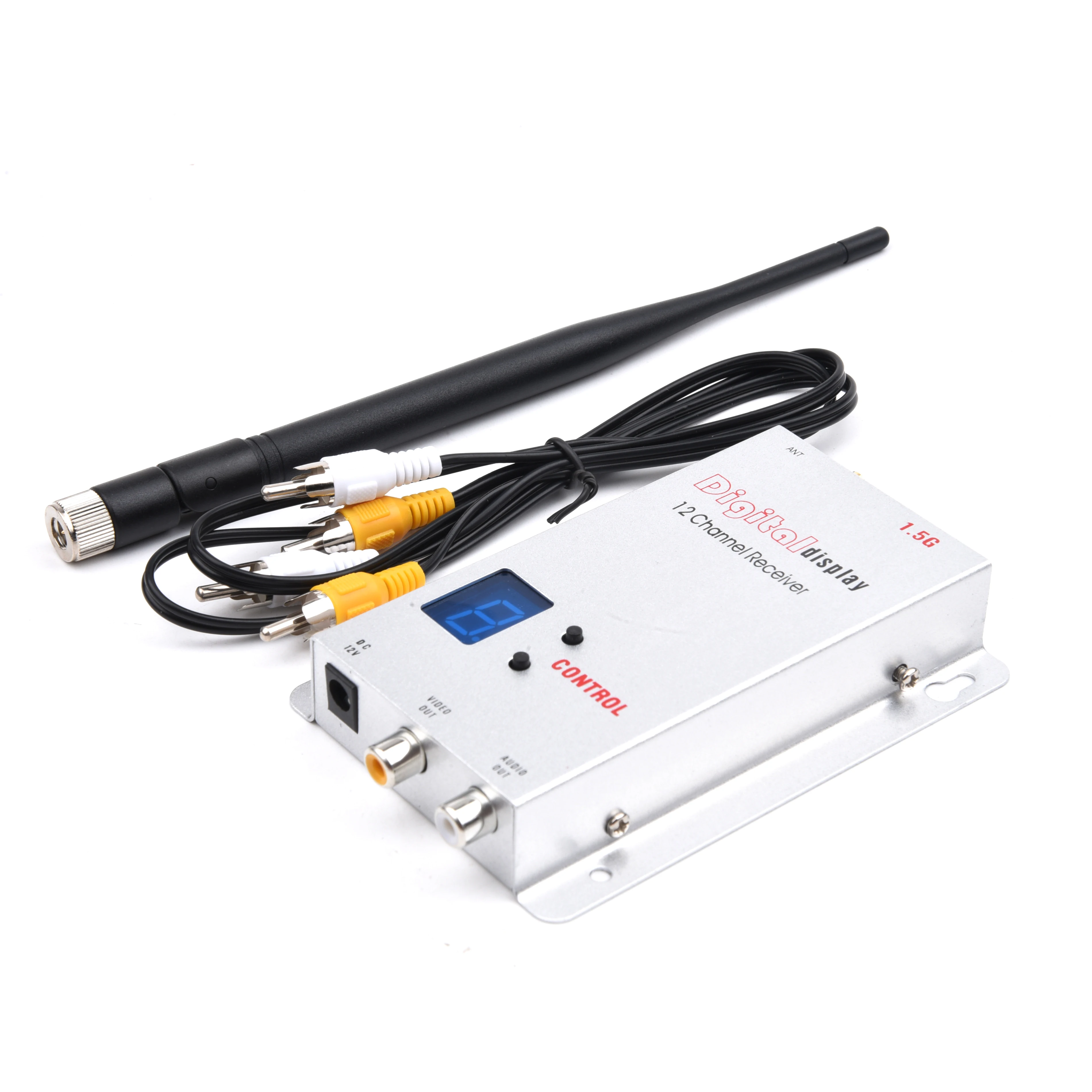 FPV 1.5GHz 1.5G 1500mW 12 Channels Long Range Video Transmitter Receiver 1.5g Mini Wireless Transmitter Long Distance System RC