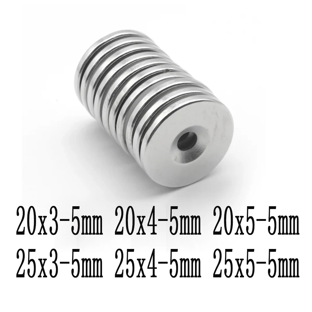 25*3-5mm Magnets Permanent Neodymium Magnet 25x4-5mm Round  Magnet Permanent NdFeB super Strong 20x5-5mm 20*3-5 20*4-5 20*5-5