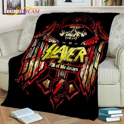 Heavy Metal Band Slayer Rock Blanket,Soft Throw Blanket for Home Bedroom Bed Sofa Picnic Travel Office Rest Cover Blanket Kids