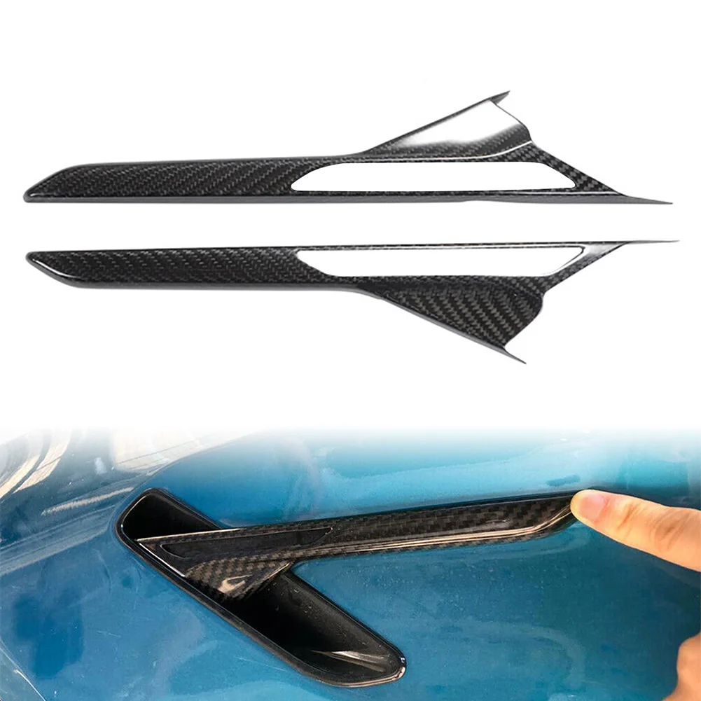 

Carbon Fiber Car Side Fender Air Vent Trim Decoration For BMW F90 M5 2018 2019 2020 2021 2022 2023