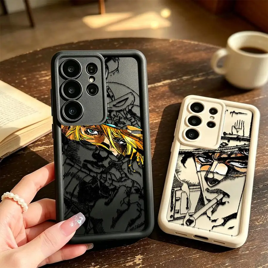 Phone Cover Case for Samsung Galaxy S26 Ultra S24Ultra S23 FE S22 S25 S21 S24 Plus S20FE S25 Edge Anime JoJo Bizarres Adventures