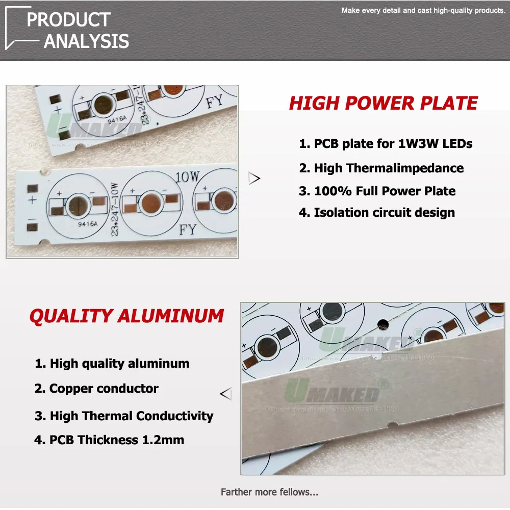 10-50Pc 10W 247x23mm LED PCB 1/3/5W High Power Aluminun Plate Installed Base Heatsink Bar Strip For Aquarium Light Wall Lamp DIY