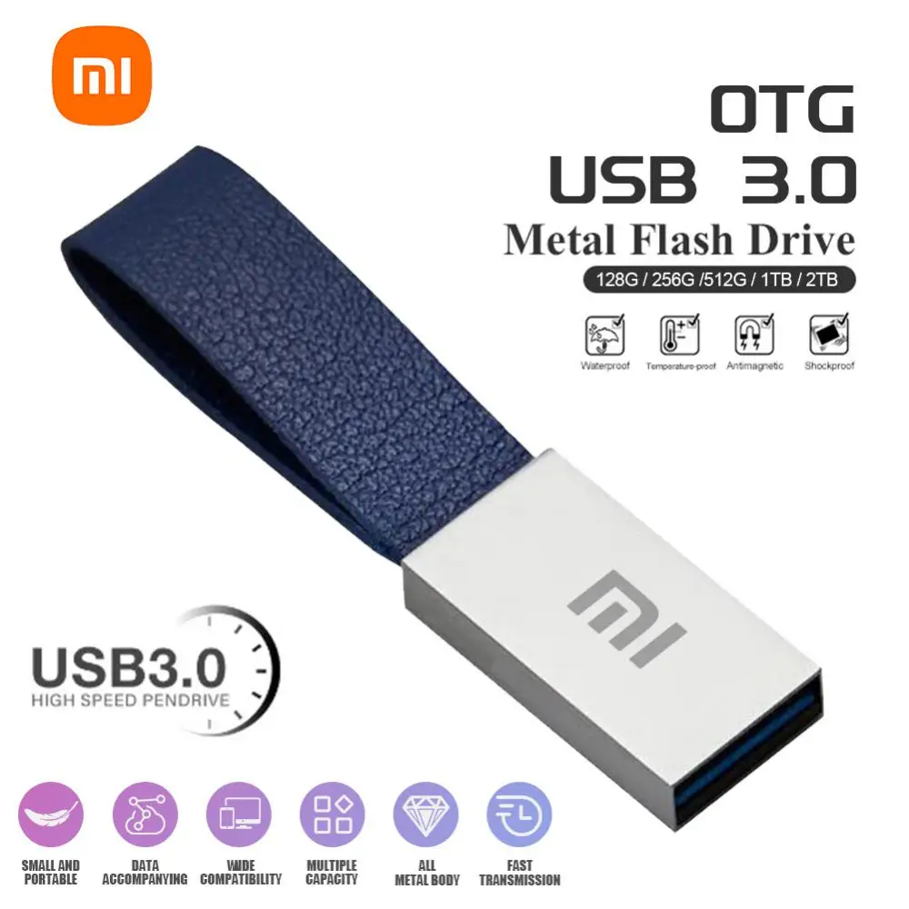 usb-флеш-накопитель-xiaomi-водонепроницаемый-металлический-usb-накопитель-1-ТБ-30-Гб