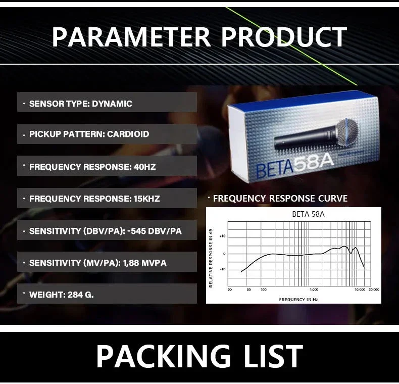 ダイナミック有線マイク,ステージ,歌,カラオケ,bbox,記録用,金属,beta 58a,スーパーカーディオイド