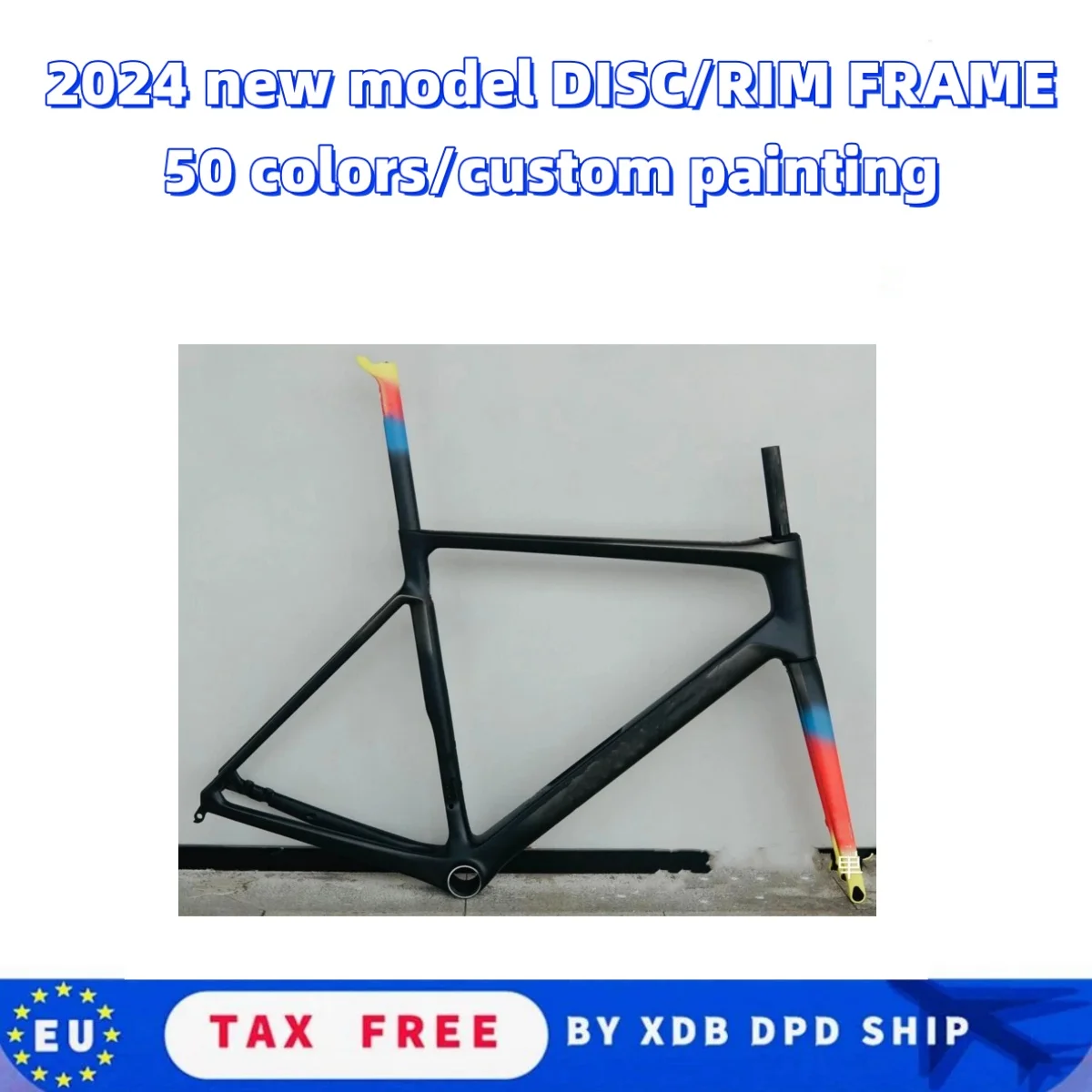 

New Model Carbon road bike V4rs carbon Frameset Disc Brake Bicycle Frameset Racing bicycles XDB DPD available for colors