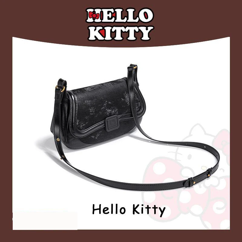 Kawaii Hello Kitty Shoulder Bag Retro Armpit Bag Personalized Commuter Ladies Crossbody Cartoon Bag Birthday Gift for Friends