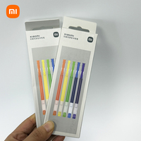 5 Colors Xiaomi Mijia Super Durable Colorful Writing Sign Pen Mi Pen 0.5mm Gel pen Signing Pens For School Office Drawing