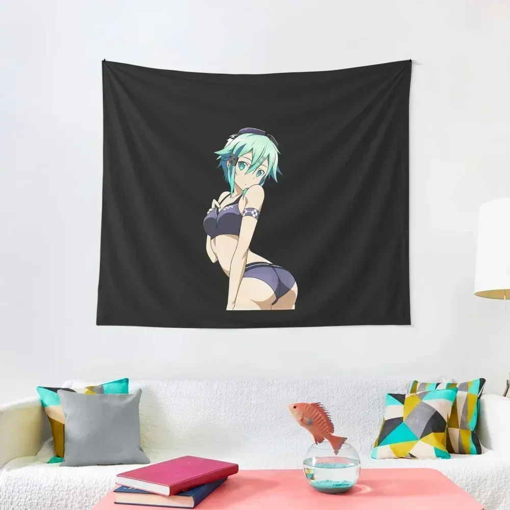 Sinon (Asada Shino) bikini ass Graphic . Tapestry On The Wall Decoration For Rooms Wallpapers Home Decor Tapestry