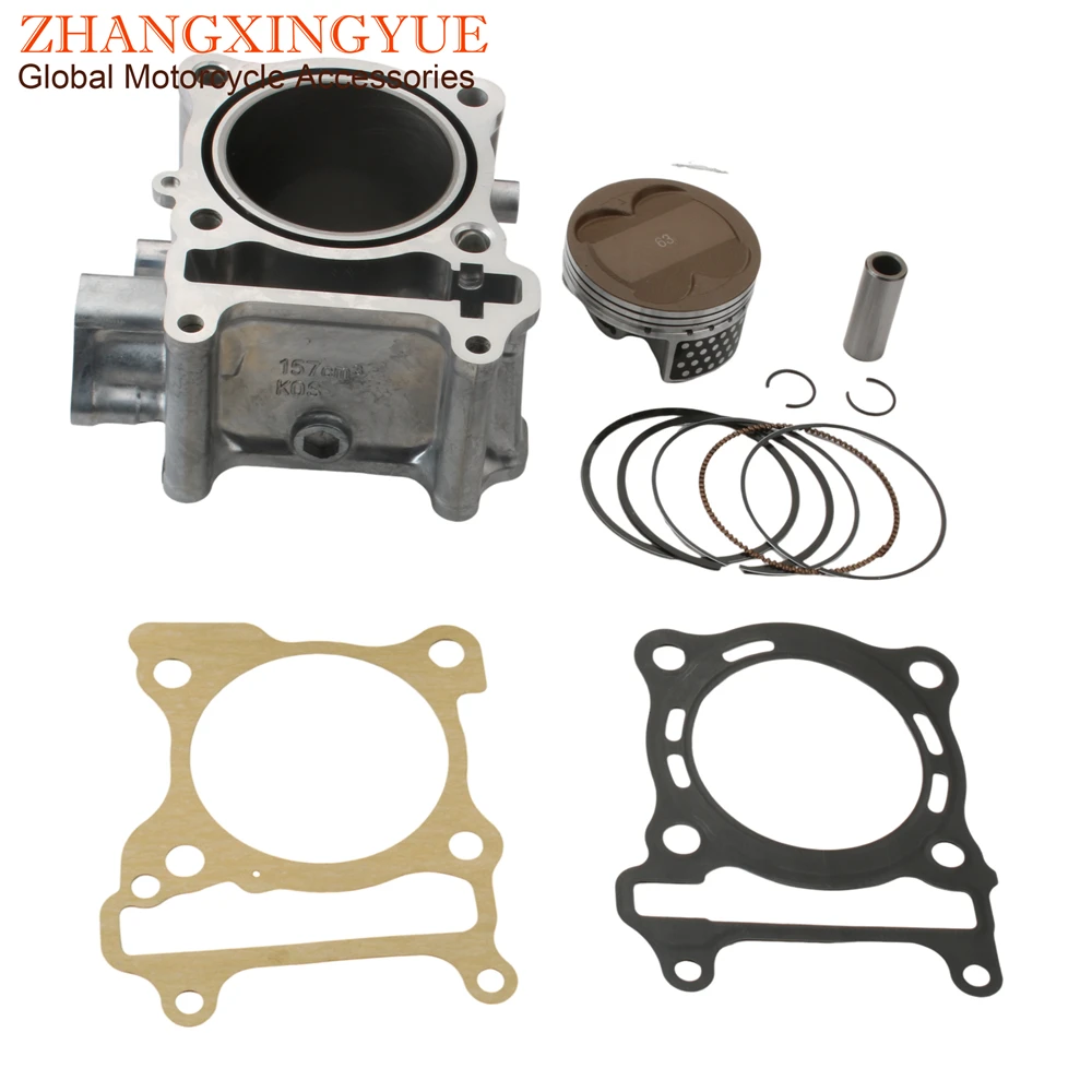 63mm PCX150 PCX160 Click160 VARIO160 ADV160 Big Bore Cylinder Kit For Honda WW150AM SH150 ABS VARIO K0S PCX 160cc 4T