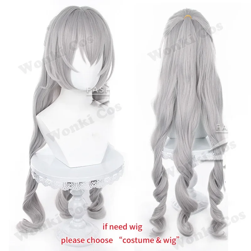 Bronya Mills-女性のコスプレ衣装,スターレール,ユニフォーム,かつらと髪,パーティーコスチューム