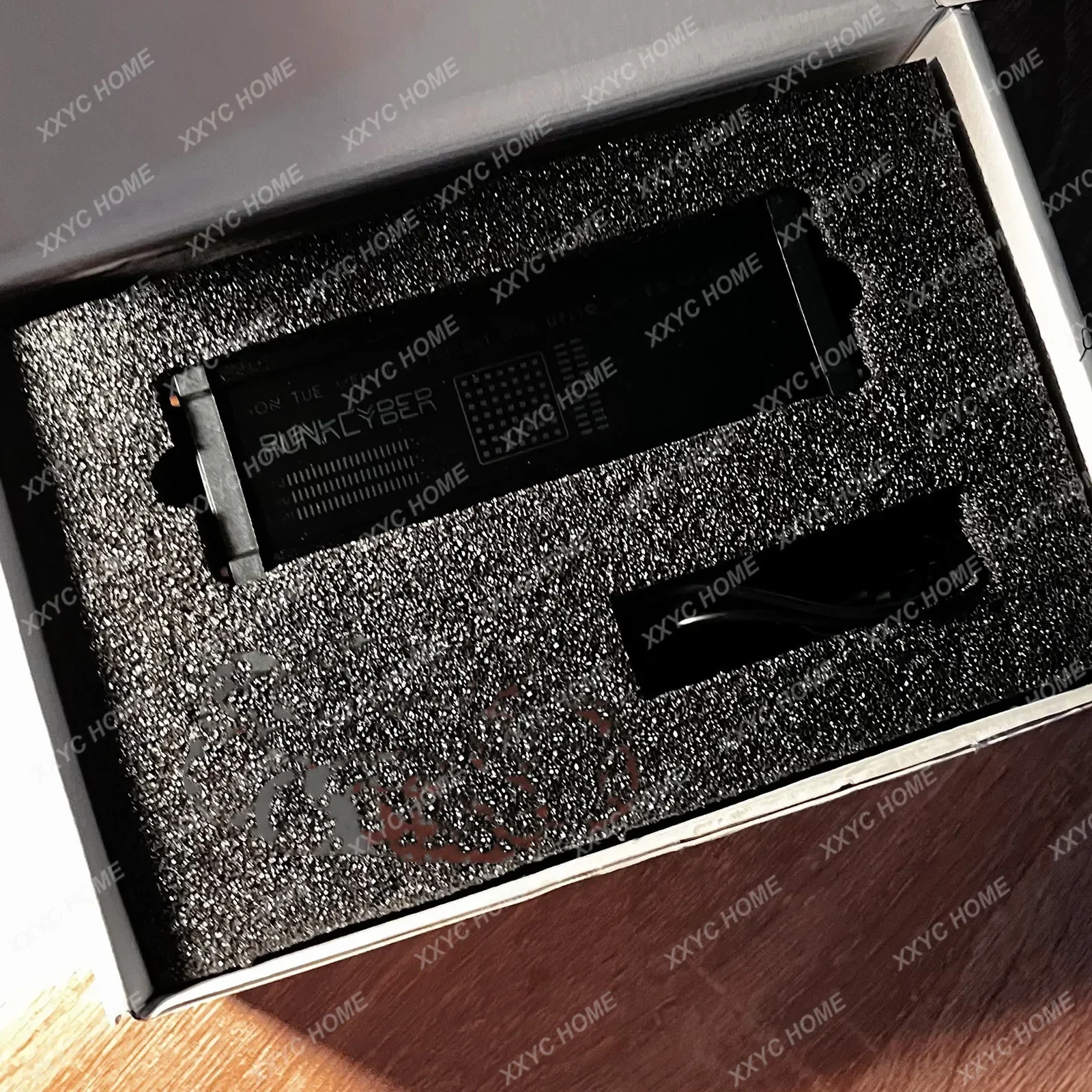 WFD Retro Electronic Tube Clock Pseudo-Fluorescent MatrixSpectrum Function Desktop Decorations