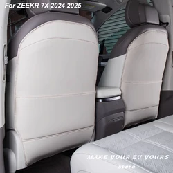 For Zeekr 7X 2024 2025 Seat Back Protective Cover Interior Styling Modified Accessories