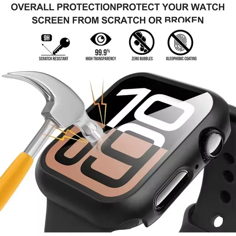 Custodia + cinturino per Apple Watch Band Ultra 2/1 49mm 10 46/42mm 9 8 7 6 5 4 SE Bracciale milanese iWatch 45/41/44/40mm Protezione schermo