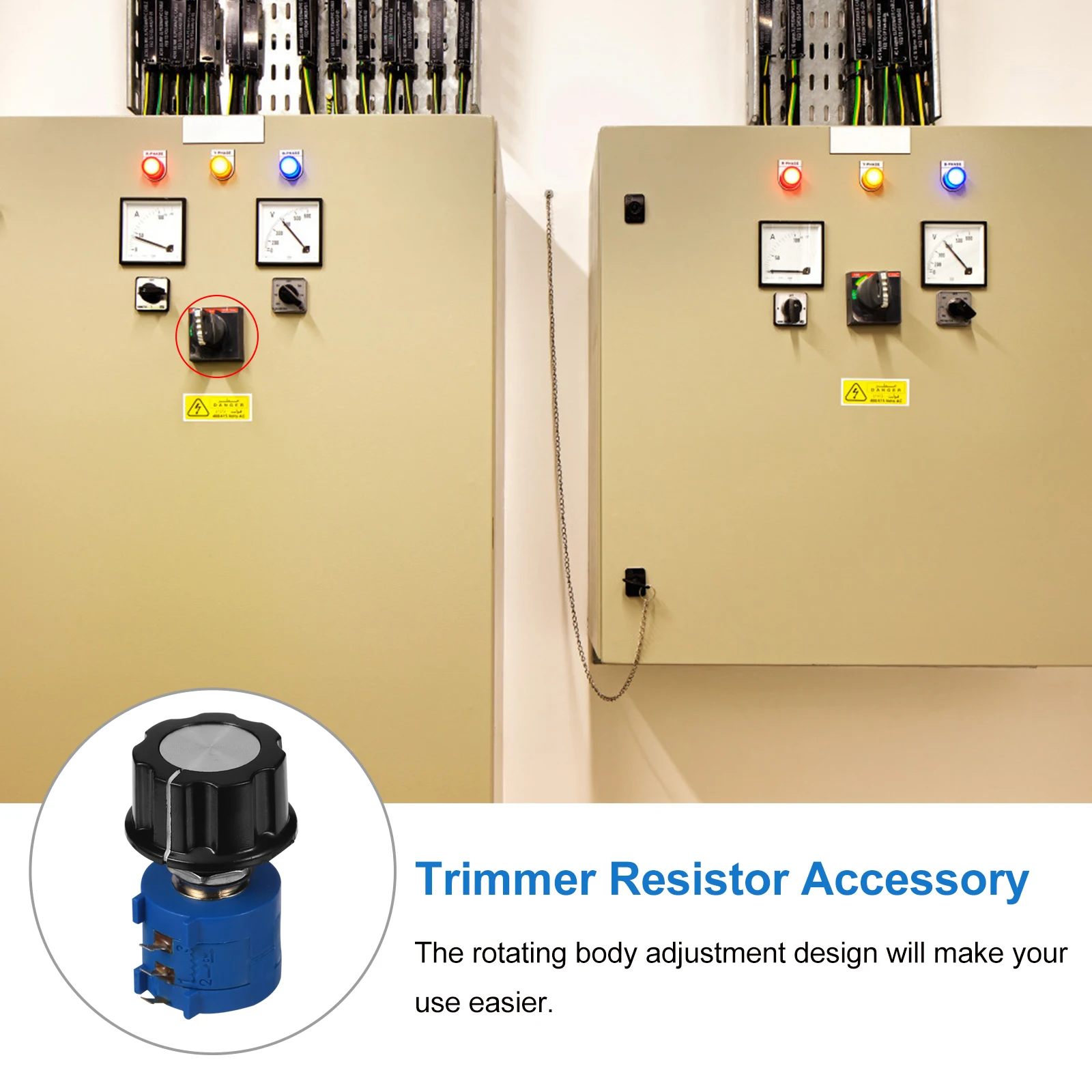 

Knob Potentiometer Safe Current Controller Trimmer Resistor Accessory Tool Potentiometers Plastic Inverter Regulation Tools