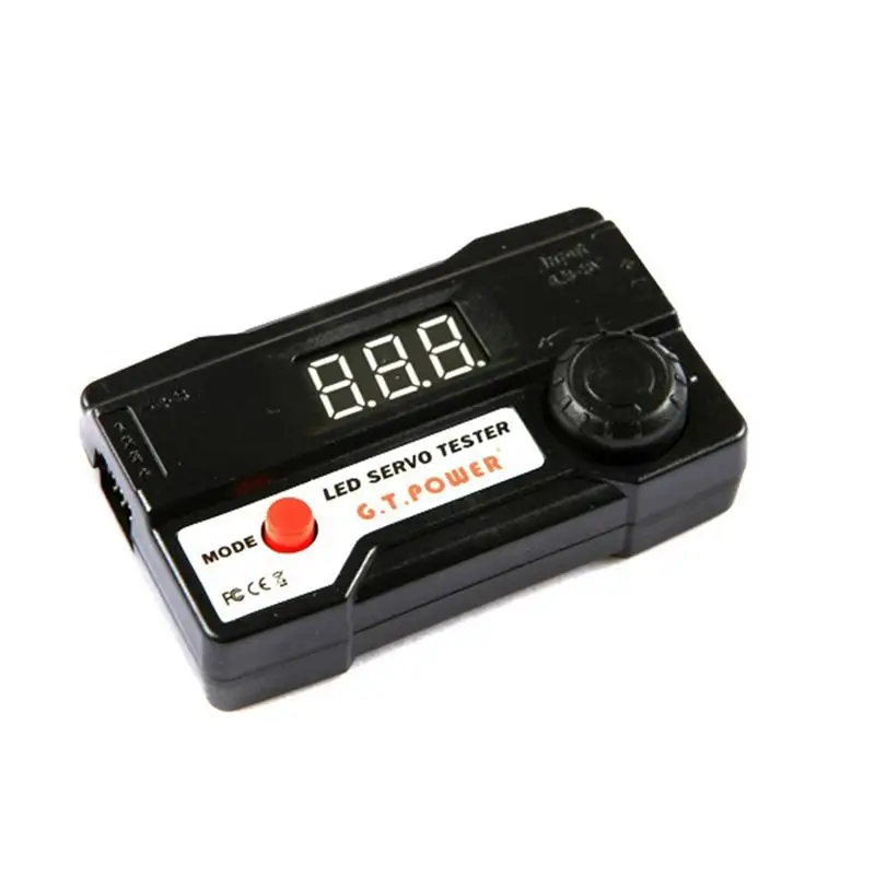 【NEW USER EXCLUSIVE】G.T.Power Servo Tester 1-4PCS Servo Speed Controller Tester With LED Display Dual Mode Manual And Auto