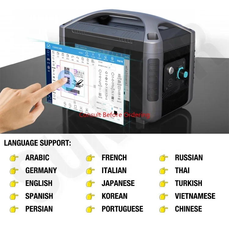 30W Mini Portable Handheld Fiber Marking Machine Engraving Machine For Metal Stainless
