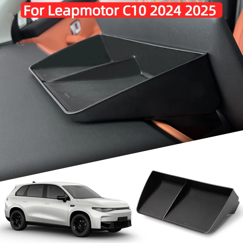 

for Leapmotor C10 2024 2025 Central Control Screen Rear Storage Box Car Interior Accessories Dashboard Storage Tray